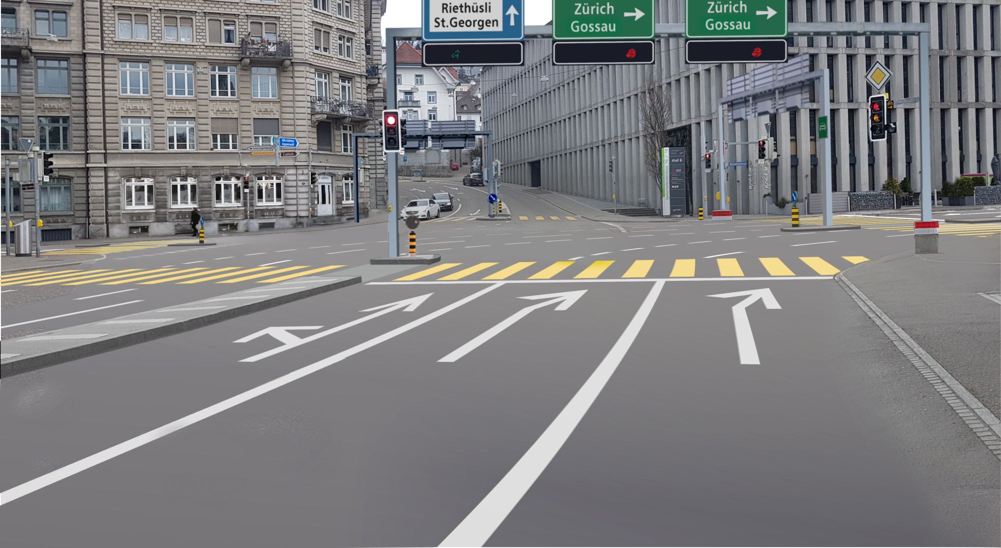 Geltenwilenstrasse kreuzung