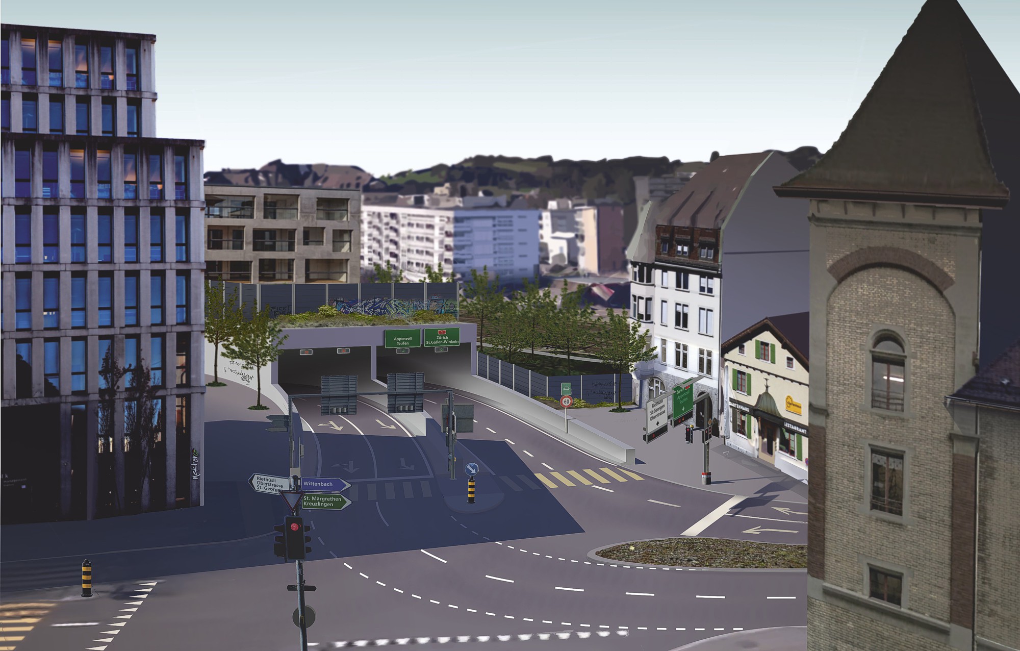gueterbahnhof kreuzung laermschutz